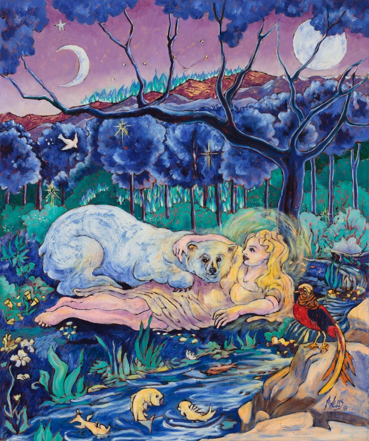 "East of the Sun, West of the Moon" oil painting by Marilyn Wells